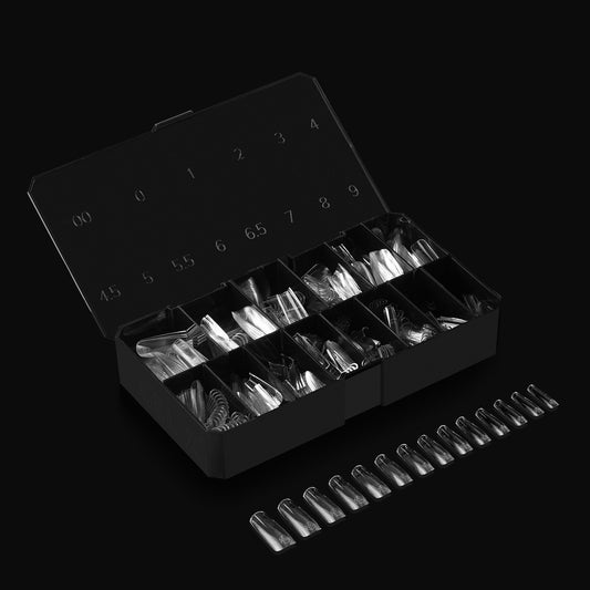 Gel-X® Natural Square Tips Boxes - Pro (600pcs) Long