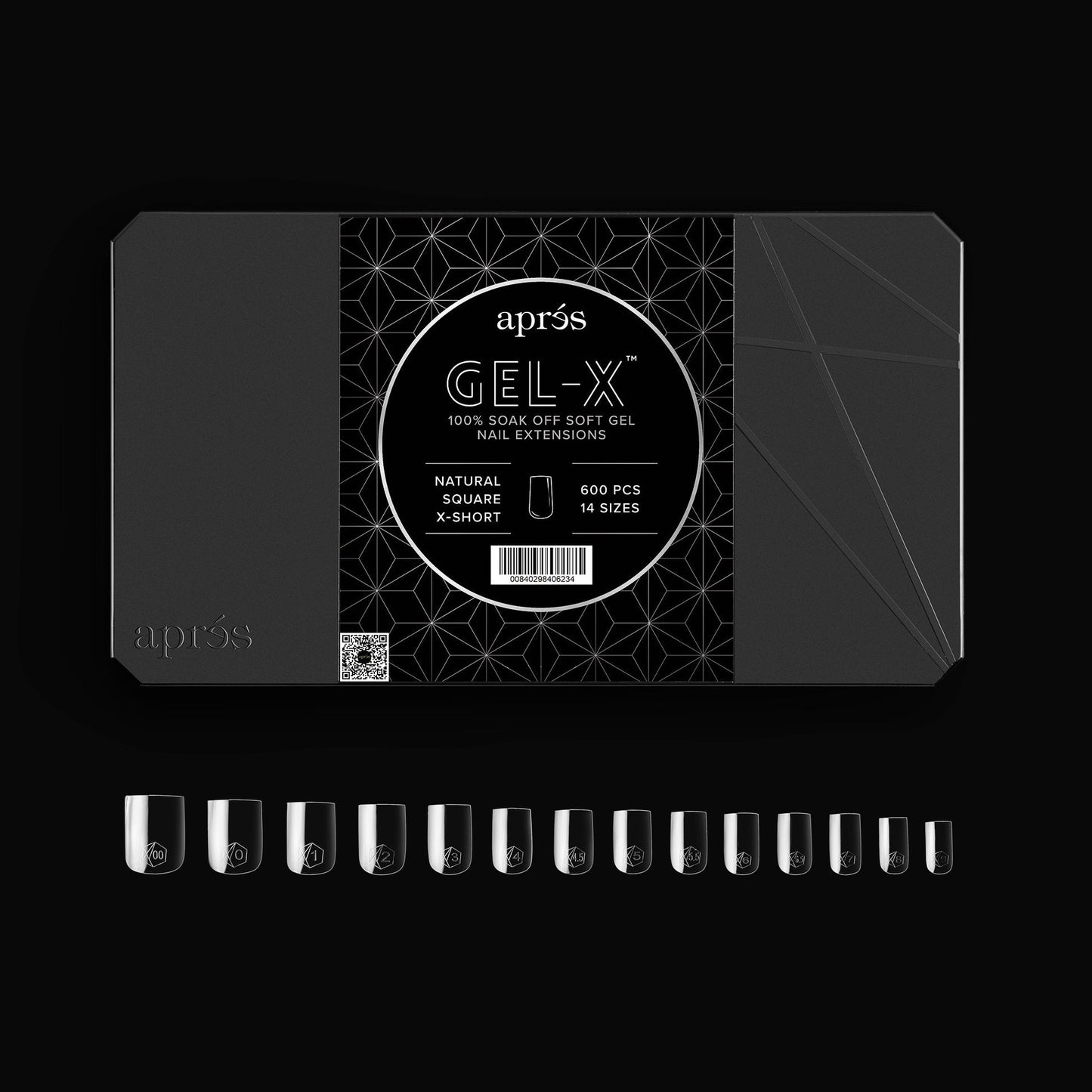 Gel-X® Natural Square Tips Boxes - Pro (600pcs) Short